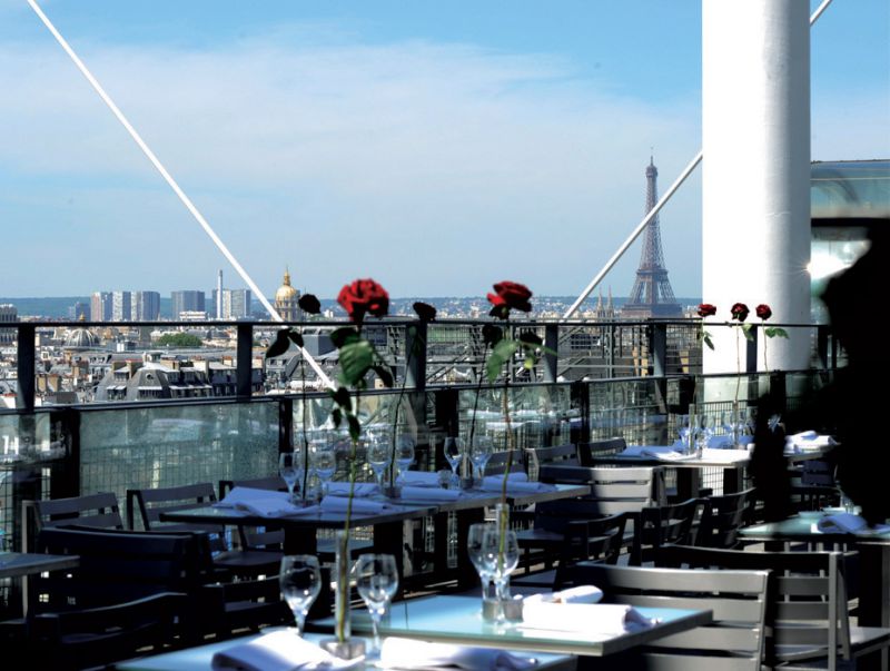 best rooftop restaurants in the world le georges centre opompidou paris