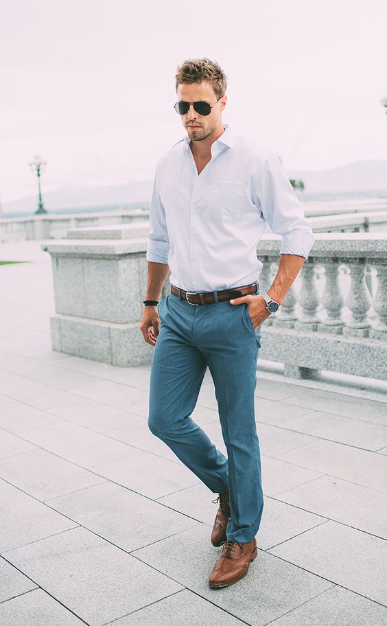 Man Crisp White Shirt #fashion #shirt #trendypins