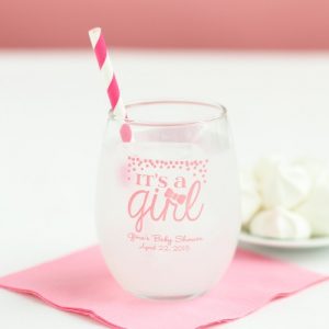 Baby Shower Wine Glass