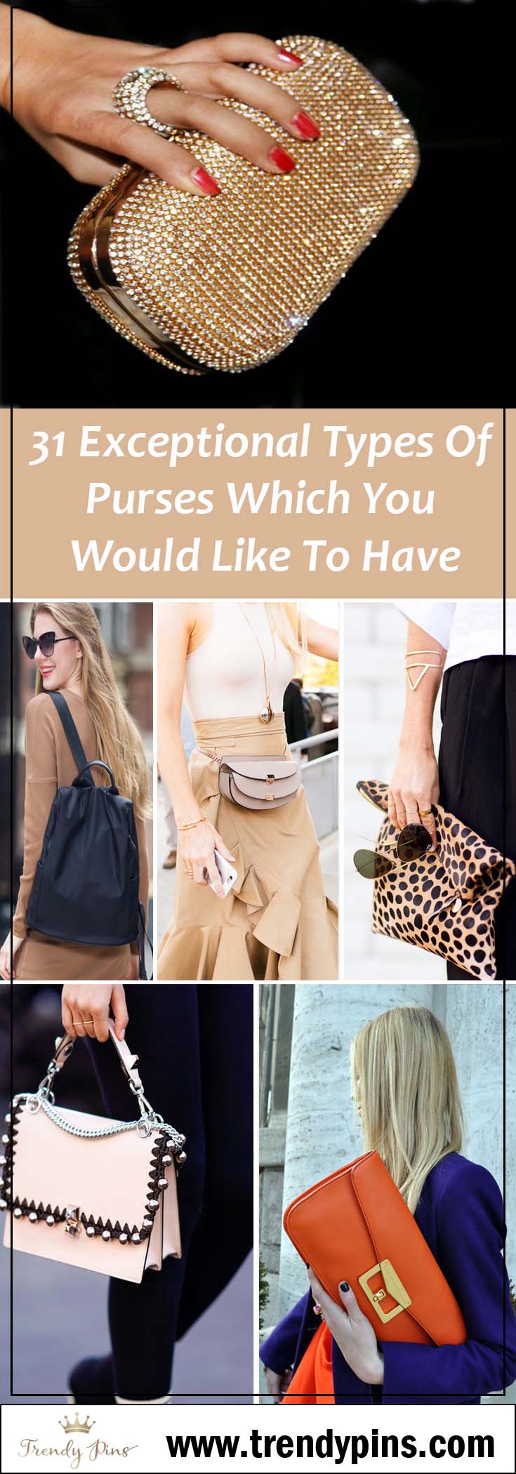 31 Types of purses #purses #fashion #trendypins