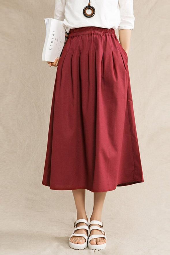 Cotton Silhouette #skirt #fashion #trendypins