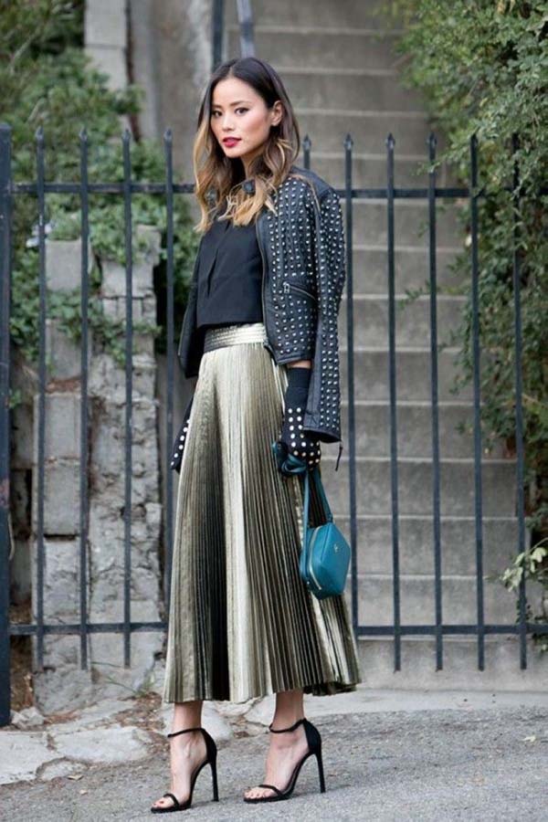 Stylish fall outfits with cullotes #skirt #fashion #trendypins