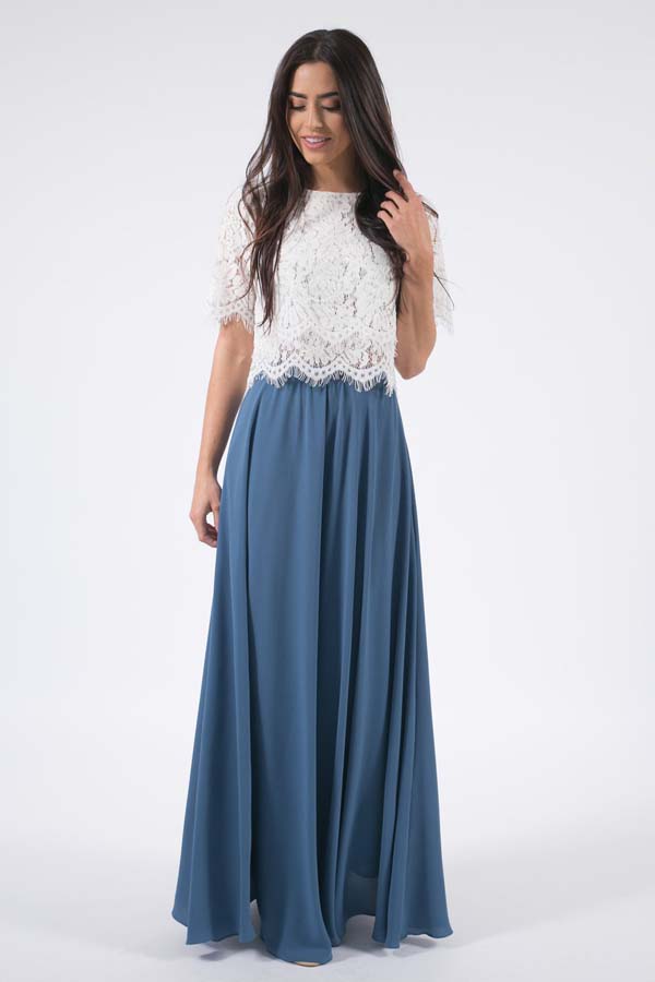 Blue Full Maxi Skirt #skirt #fashion #trendypins