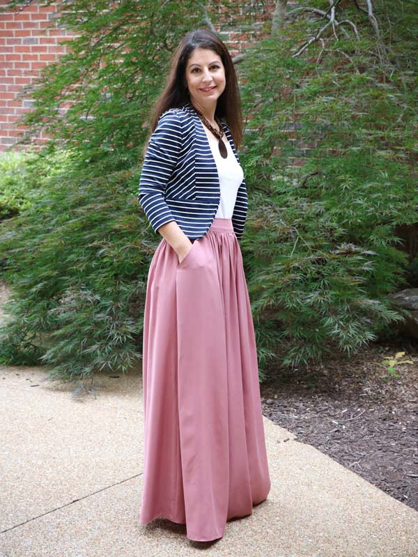 Rayon Maxi Skirt #skirt #fashion #trendypins