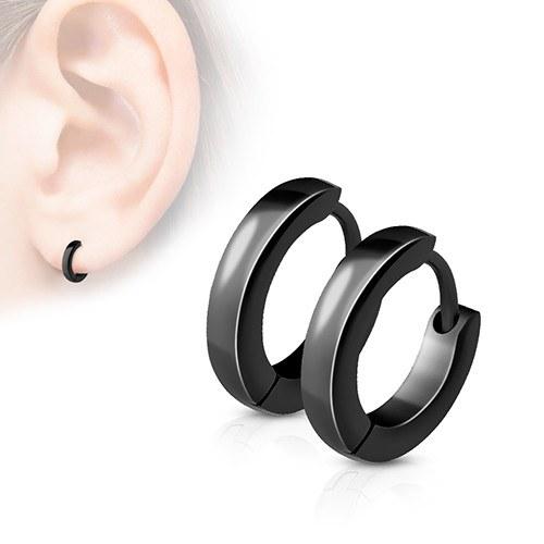 Blackline Small Hinged Hoop Earrings #hinged hoop #earrings #fashion #trendypins