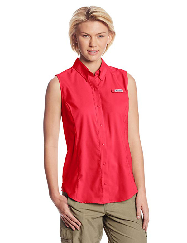 Columbia Sportswear Women's Tamiami Sleeveless Shirt #sleeveless shirt #shirts #fashion #trendypins