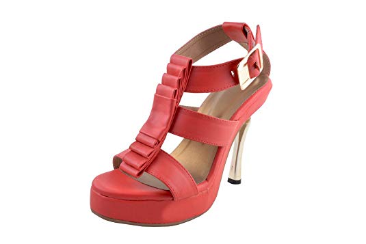 PATTICE Red Designer TPR Sole Heels for Women #heels #fashion #trendypins