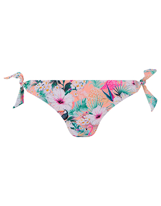 BIRD OF PARADISE KNOT SIDE BIKINI BRIEFS #two side Knot Brazilian Bottom #panties #fashion #trendypins