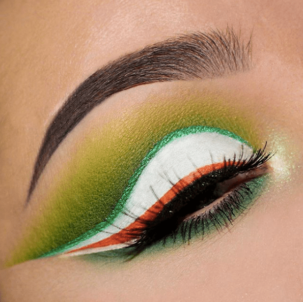 With All The Colors of Ireland's #beauty #makeup #St. Patrick's Day makeup #trendypins