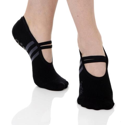 Ballet Grip Sock Black/Grey #ballet grip socks #socks #fashion #trendypins