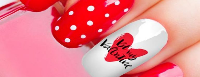 Valentine's Day nail art designs