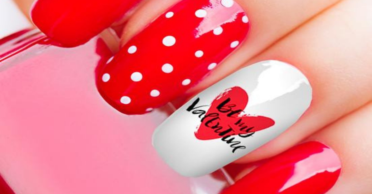Valentine's Day nail art designs