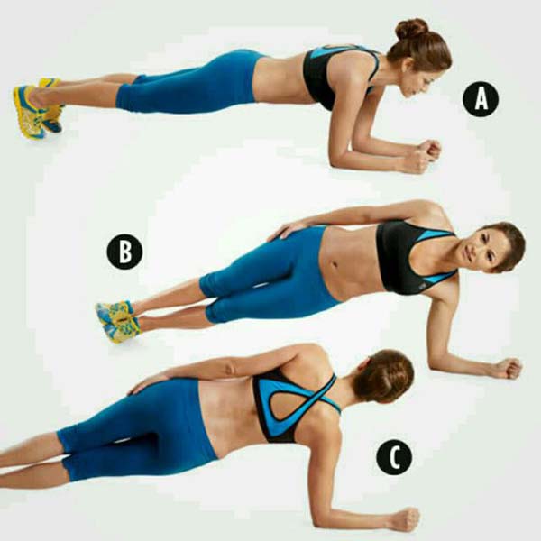 Rolling Plank Exercise #healthy living #eelly Fat #exercises #trendypins