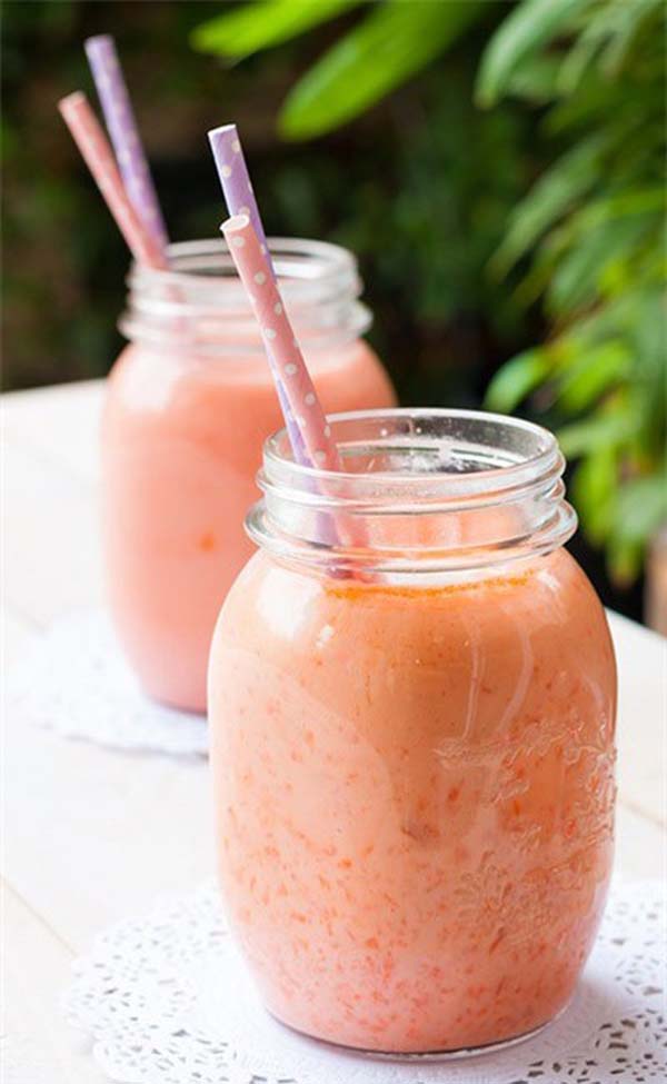 Carrot, Watermelon And Cumin Smoothie #smoothies #healthy living #healthy smoothies #trendypins