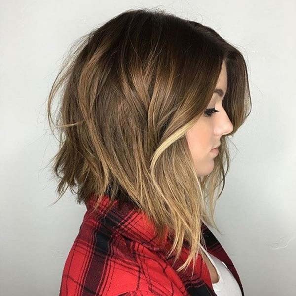 Texturized Angled Long Bob #hair #beauty #trendypins