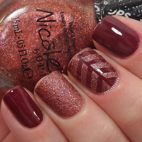 Fall Color Nail Ideas #nails #fall nails #beauty #trendypins