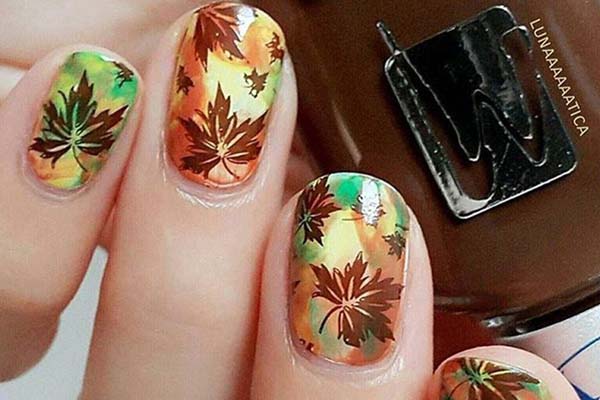 Festive Fall Nail Designs #nails #fall nails #beauty #trendypins