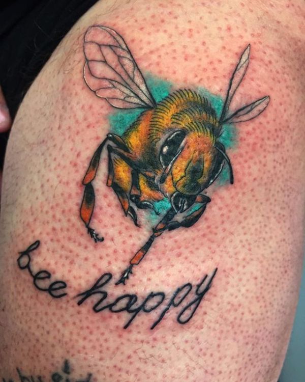 Bee Full of Optimism #tattoo #beauty #trendypins 