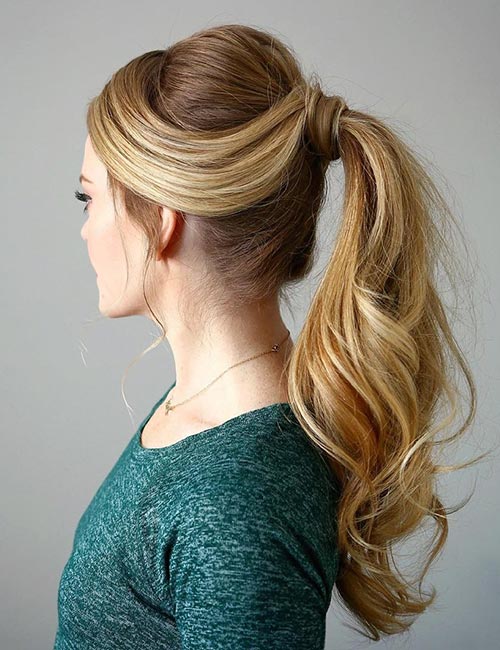 Wrapped Ponytail