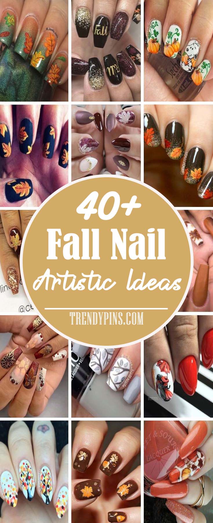 Ahead, the 40+ best manicure ideas for the fall this year runways to inspire your next nail appointment #nails #fall nails #beauty #trendypins