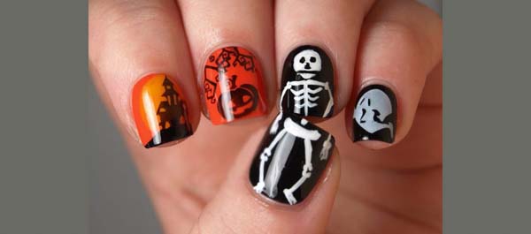 Eerie Graveyard Nails #Halloween #nails #trendypins