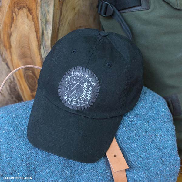 Baseball Hat Iron-On #DIY #Christmas #gifts #trendypins