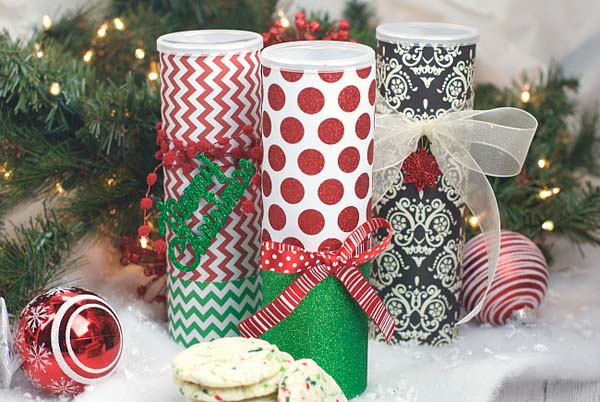 Christmas Cookie Containers #DIY #Christmas #gifts #trendypins