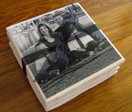 DIY Photo Coasters #DIY #Christmas #gifts #trendypins