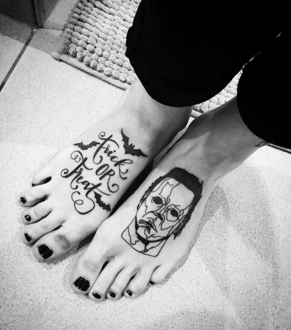 "Halloween" Inspired Tattoo Featuring Michael Myers #Halloween #tattoos #trendypins