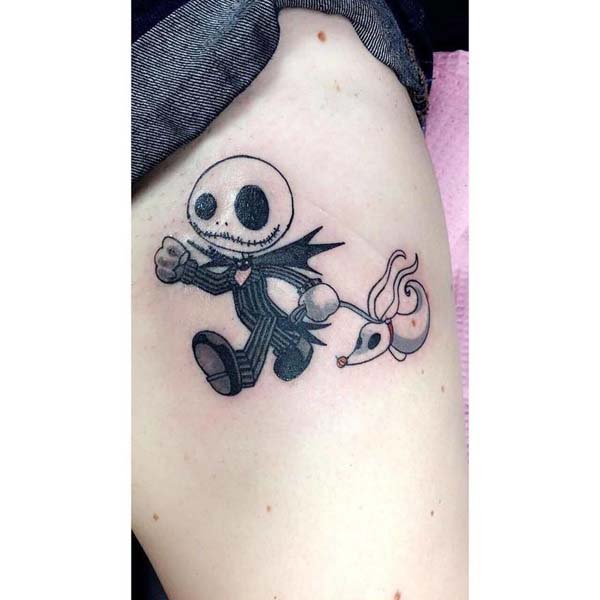 Jack Skellington as a Child #Halloween #tattoos #trendypins