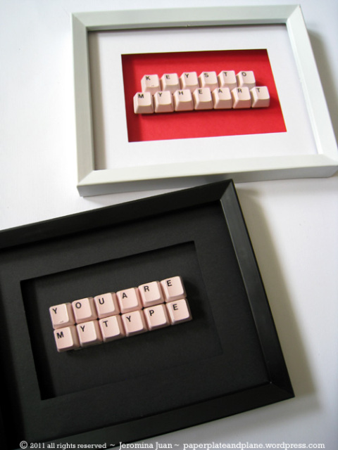 Keyboard Art #DIY #Christmas #gifts #trendypins