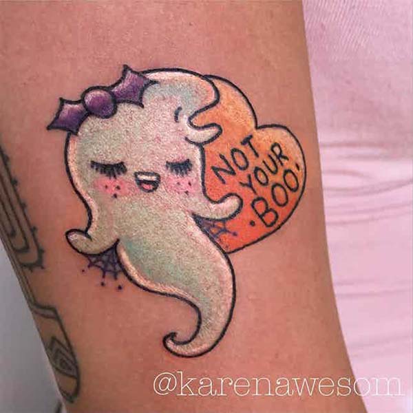 "Not YourBoo" I Think the Ghost Said it Best #Halloween #tattoos #trendypins
