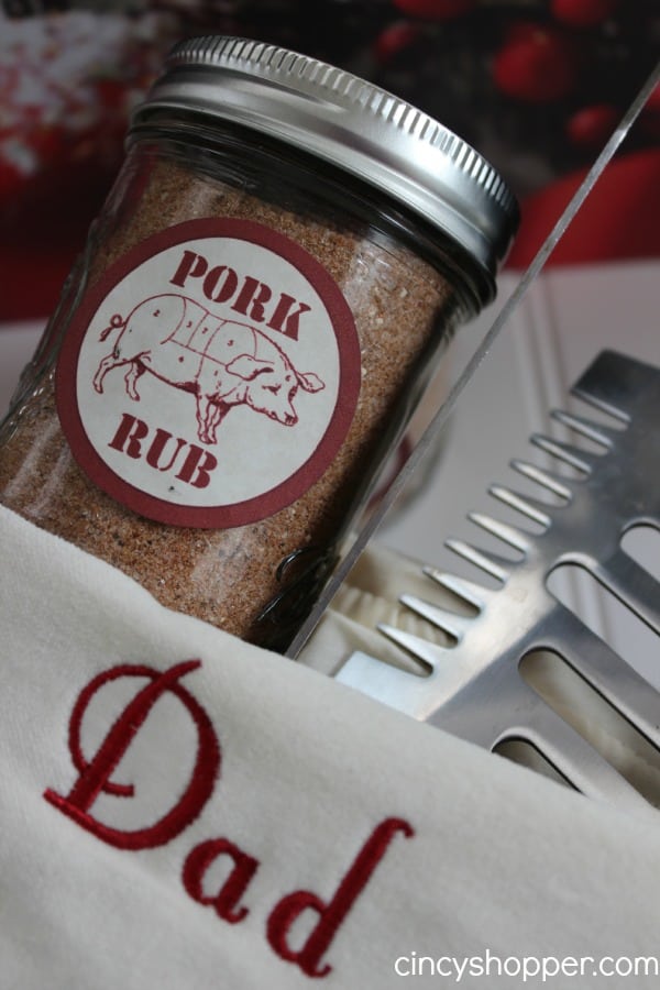 Pork Rub in a Jar Recipe #DIY #Christmas #gifts #trendypins