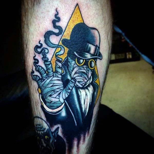 Tattoo of The Invisible Man #Halloween #tattoos #trendypins