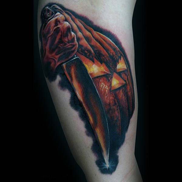 There is Nothing More Terrifying Than a Michael Myers Tattoo #Halloween #tattoos #trendypins