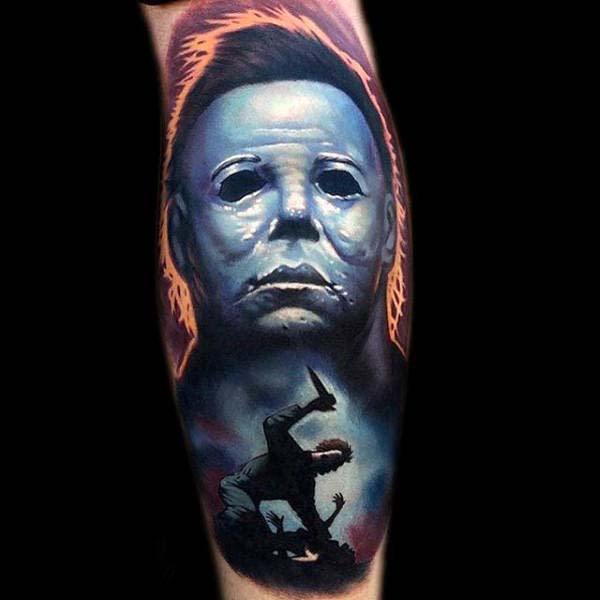 There is no Movie Villain More Iconic Than Michael Myers #Halloween #tattoos #trendypins