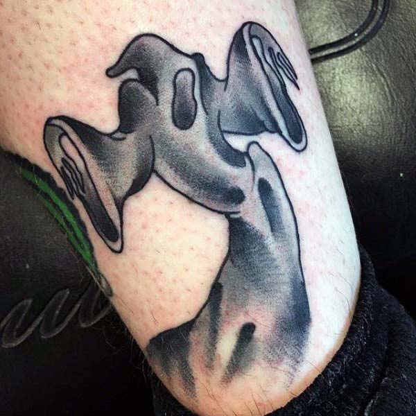 This Grim Ripper Tattoo is Almost Too Cute to Be Scary #Halloween #tattoos #trendypins