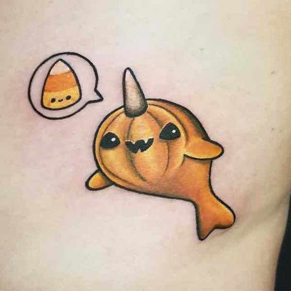 This Tattoo is Purely Adorable #Halloween #tattoos #trendypins