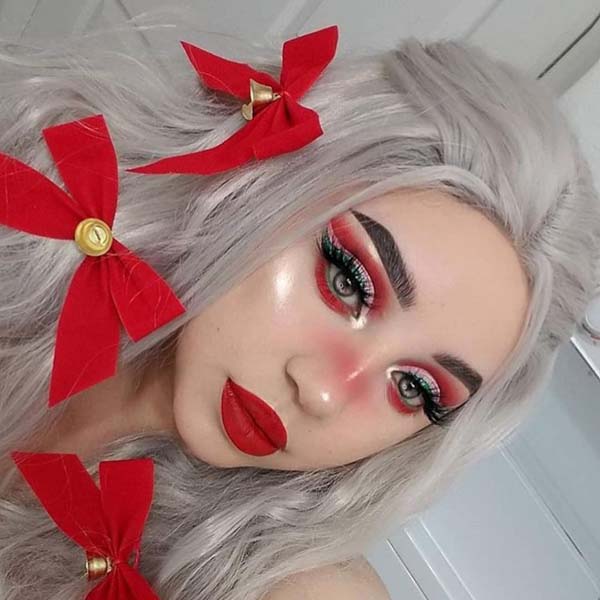 50 Christmas Makeup Looks To Try Out This Season Trendy Pins