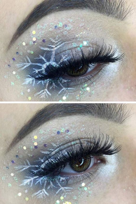 Freeze Christmas Makeup #Christmas #makeup #beauty #trendypins