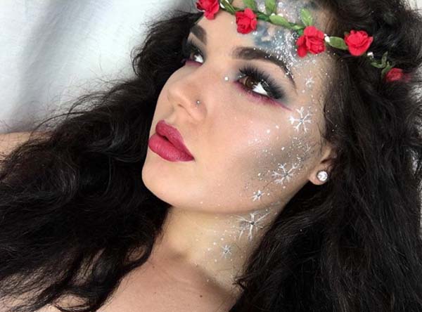 Ice Princess Christmas Makeup #Christmas #makeup #beauty #trendypins