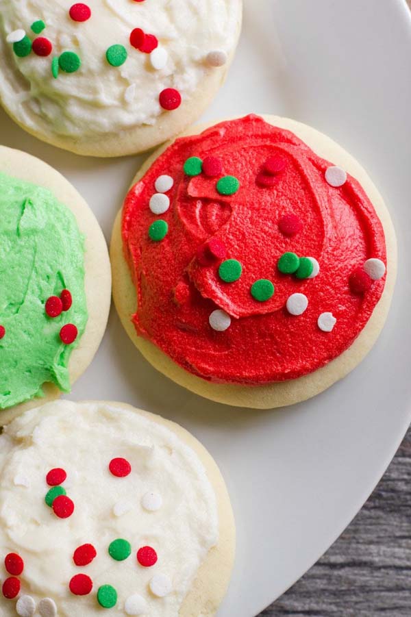 Copycat Lofthouse Sugar Cookies #Christmas #cookie #recipes #trendypins