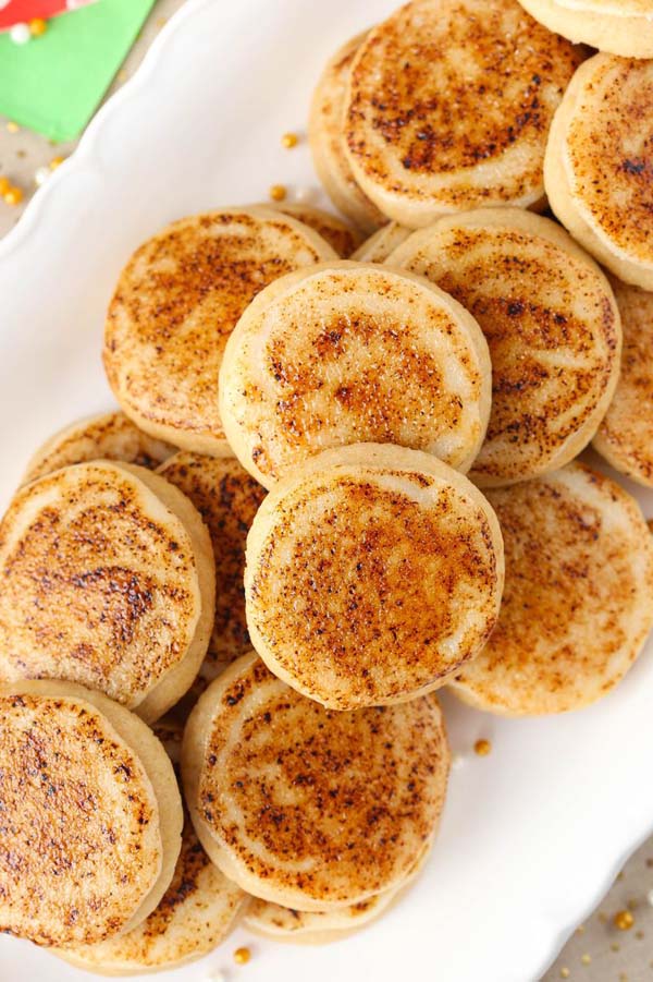 Creme Brûlée Sugar Cookies #Christmas #cookie #recipes #trendypins