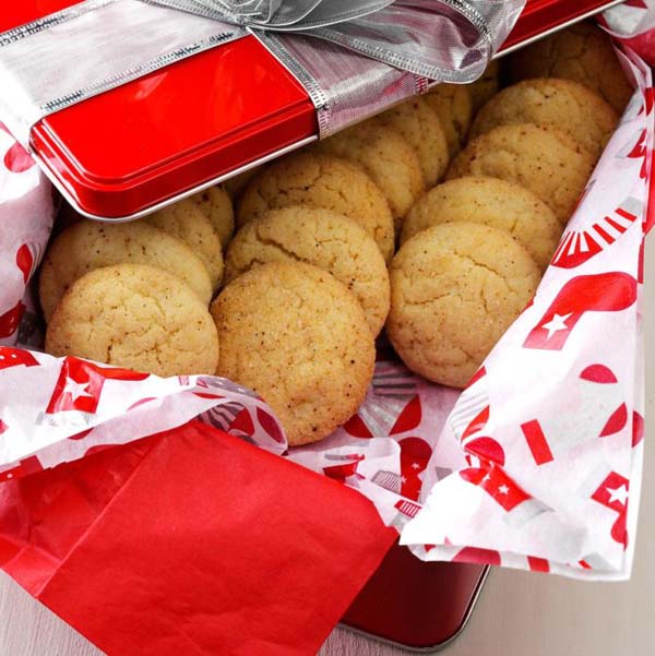 Eggnog Snickerdoodles #Christmas #cookie #recipes #trendypins