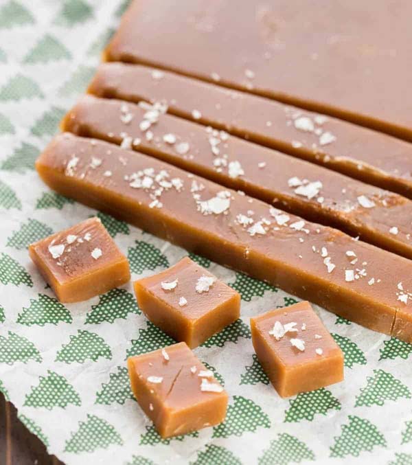 Fleur De Sel Caramels #Christmas #candy #recipes #trendypins