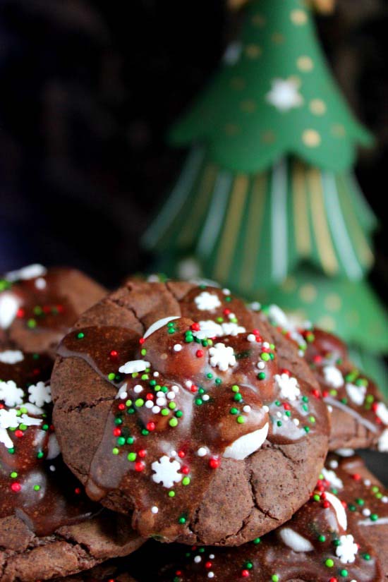Hot Chocolate Cookies #Christmas #cookie #recipes #trendypins