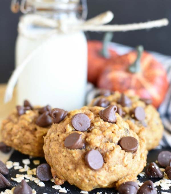 Oatmeal Pumpkin Cookies #Christmas #cookie #recipes #trendypins