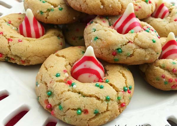 Peanut Butter Christmas Cookies #Christmas #cookie #recipes #trendypins