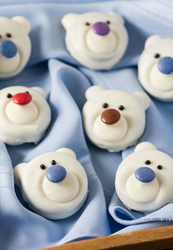 Polar Bear Cookies #Christmas #cookie #recipes #trendypins