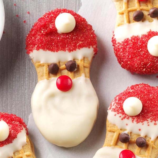 Santa Claus Cookies #Christmas #cookie #recipes #trendypins